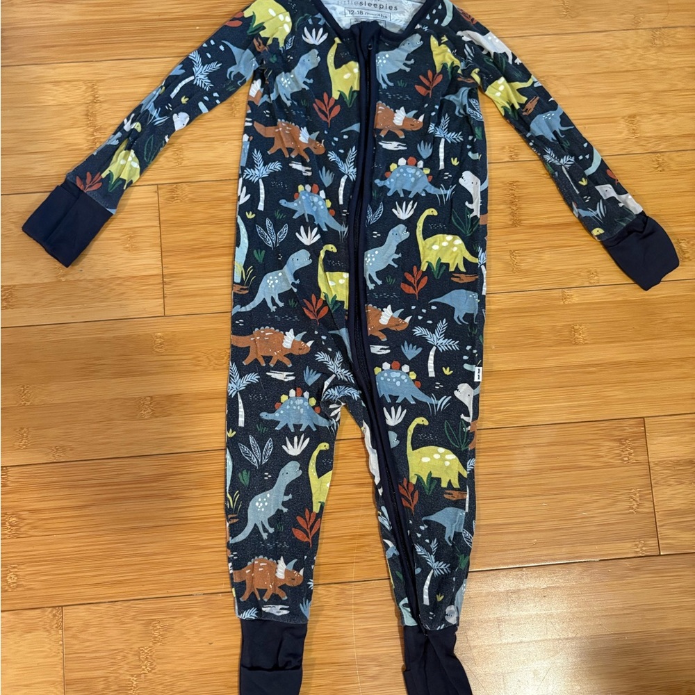 Kids Dinosaur Print One Piece Pajama